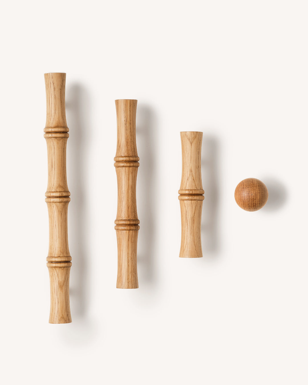 Bamboo Handle, Natural Oak