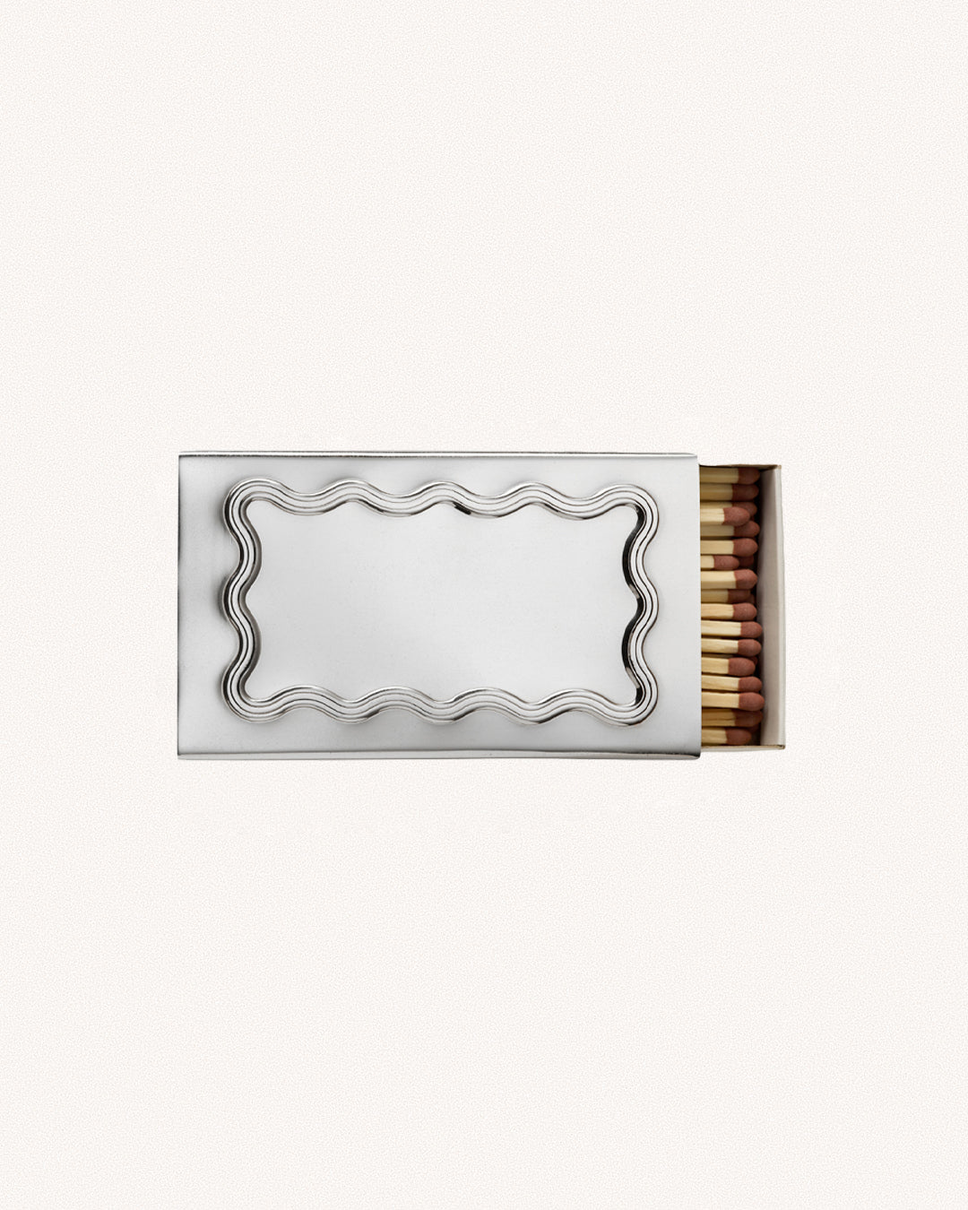 Wave Matchbox Sleeve, Silver