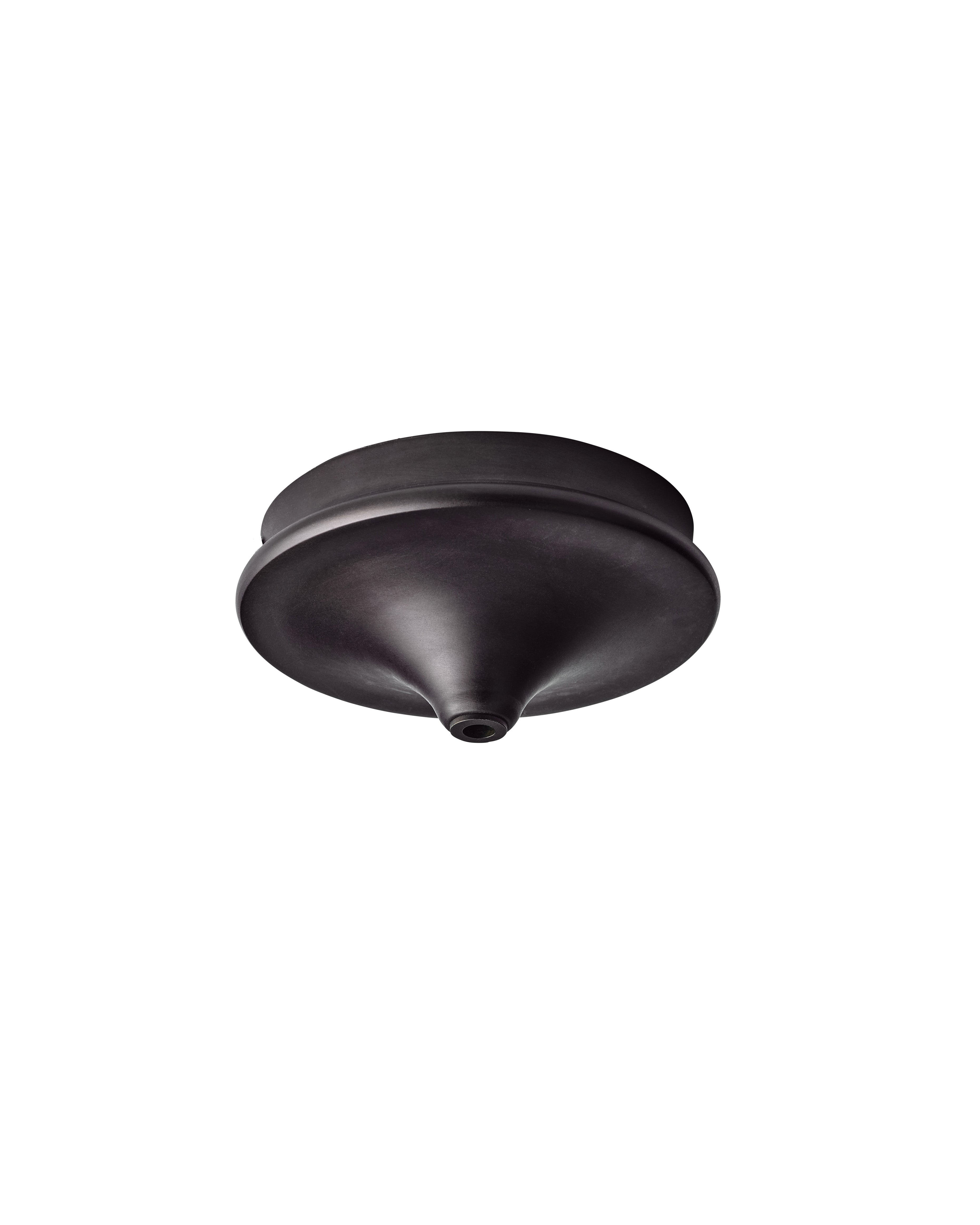 Ceiling Rose, Matt Black