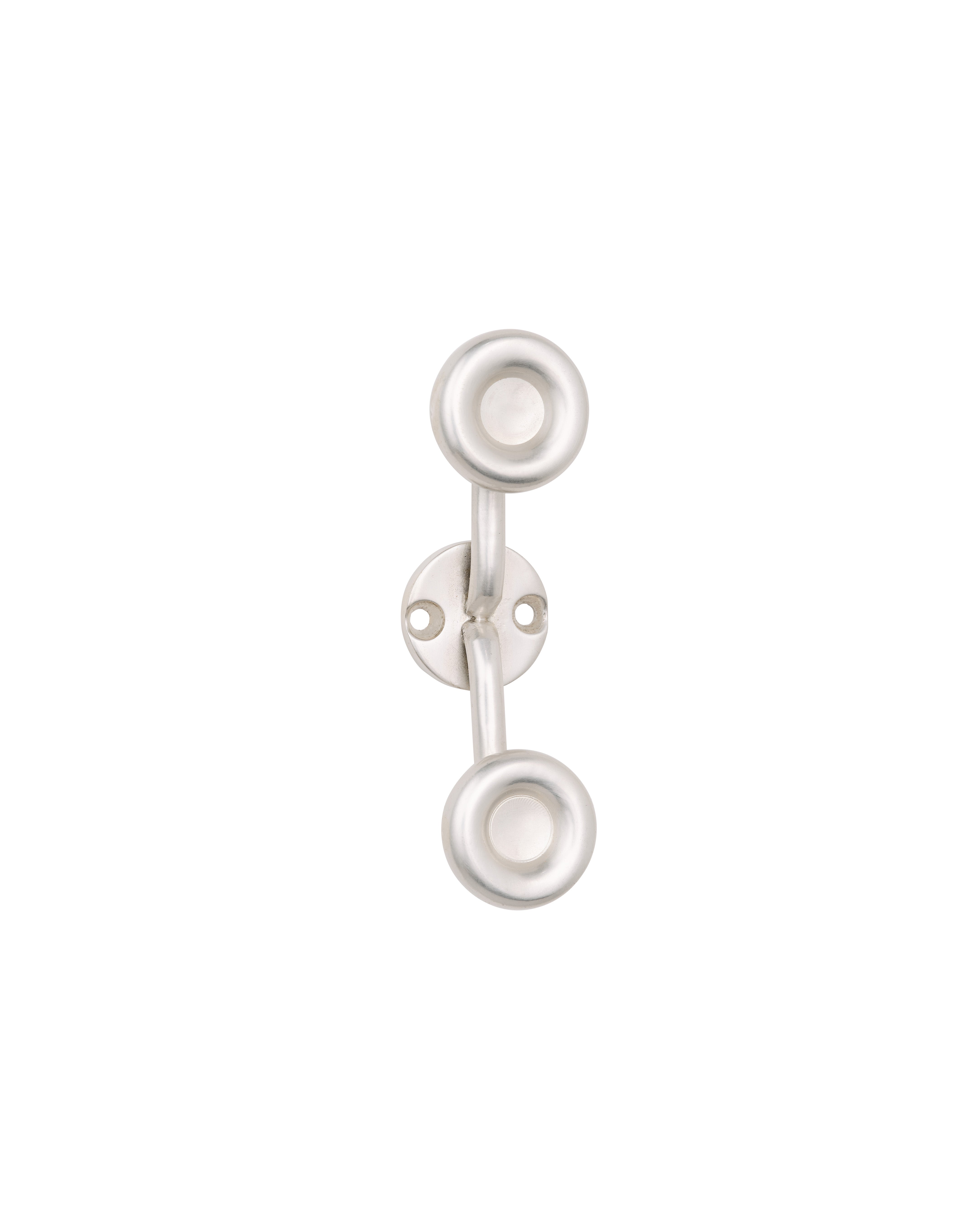 Tay Cleat Hook, Brushed Nickel