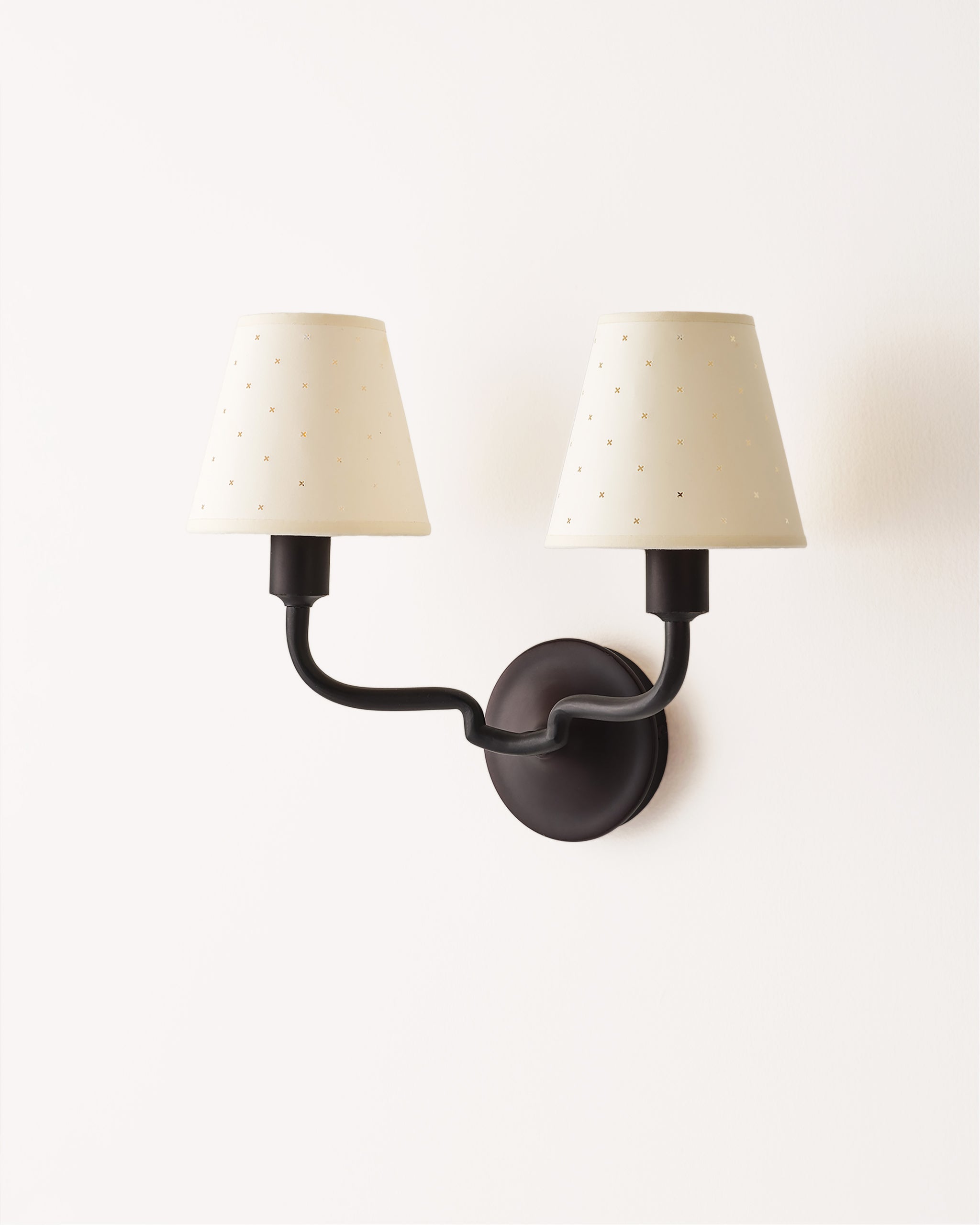 Double Wall Light, Matt Black