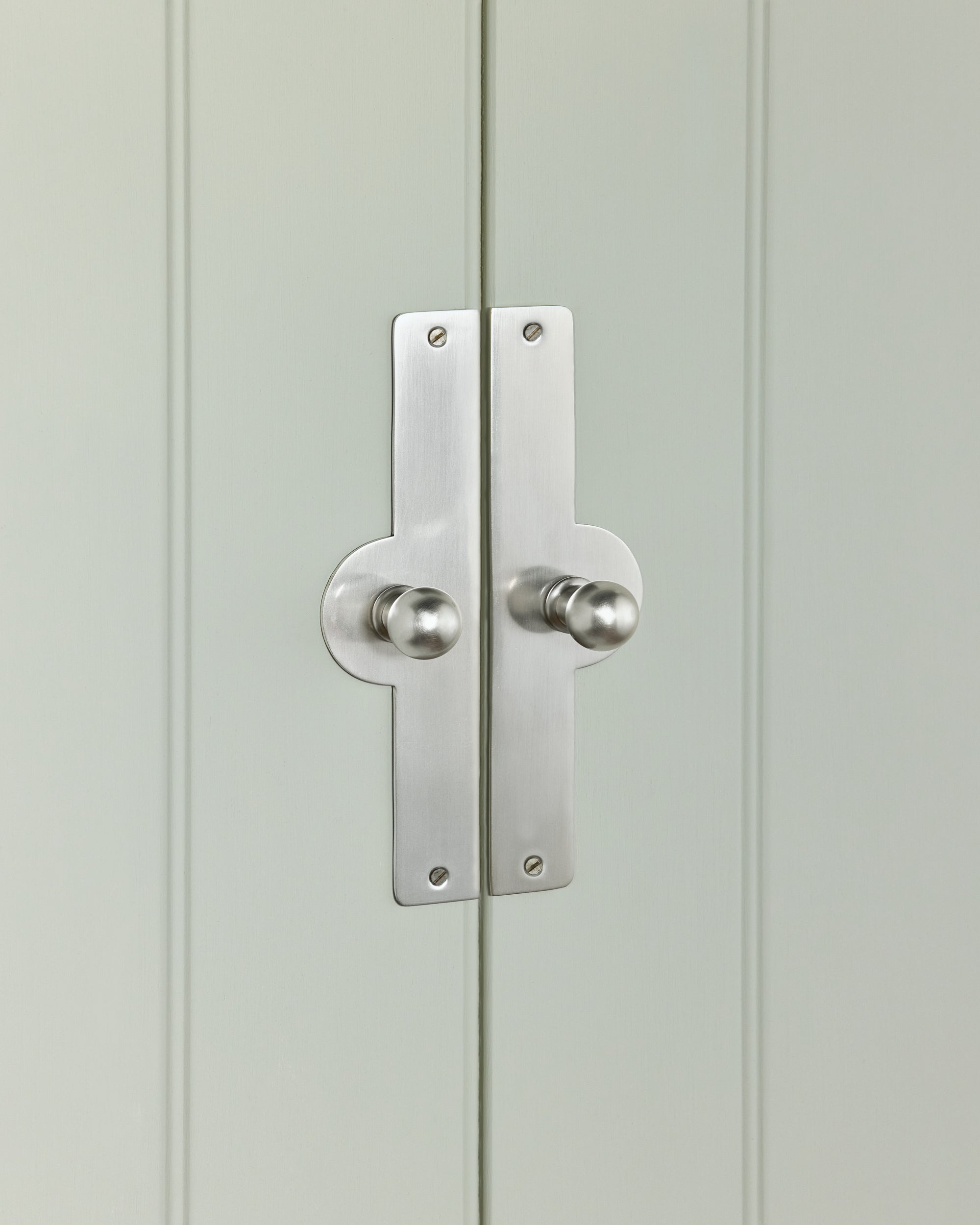 Pair of Arch Backplates, Brushed Nickel