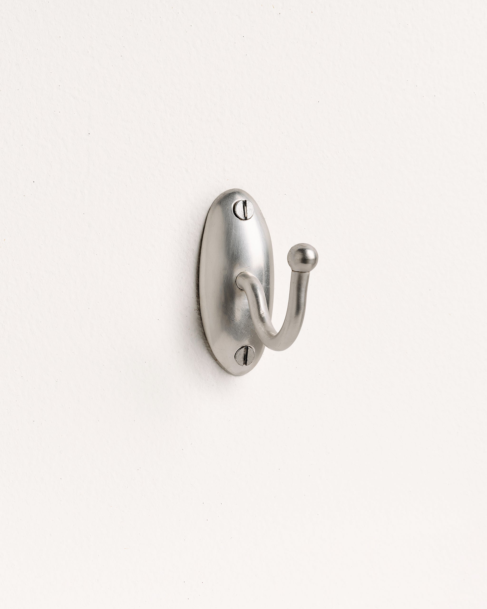 Tay Single Hook, Brushed Nickel