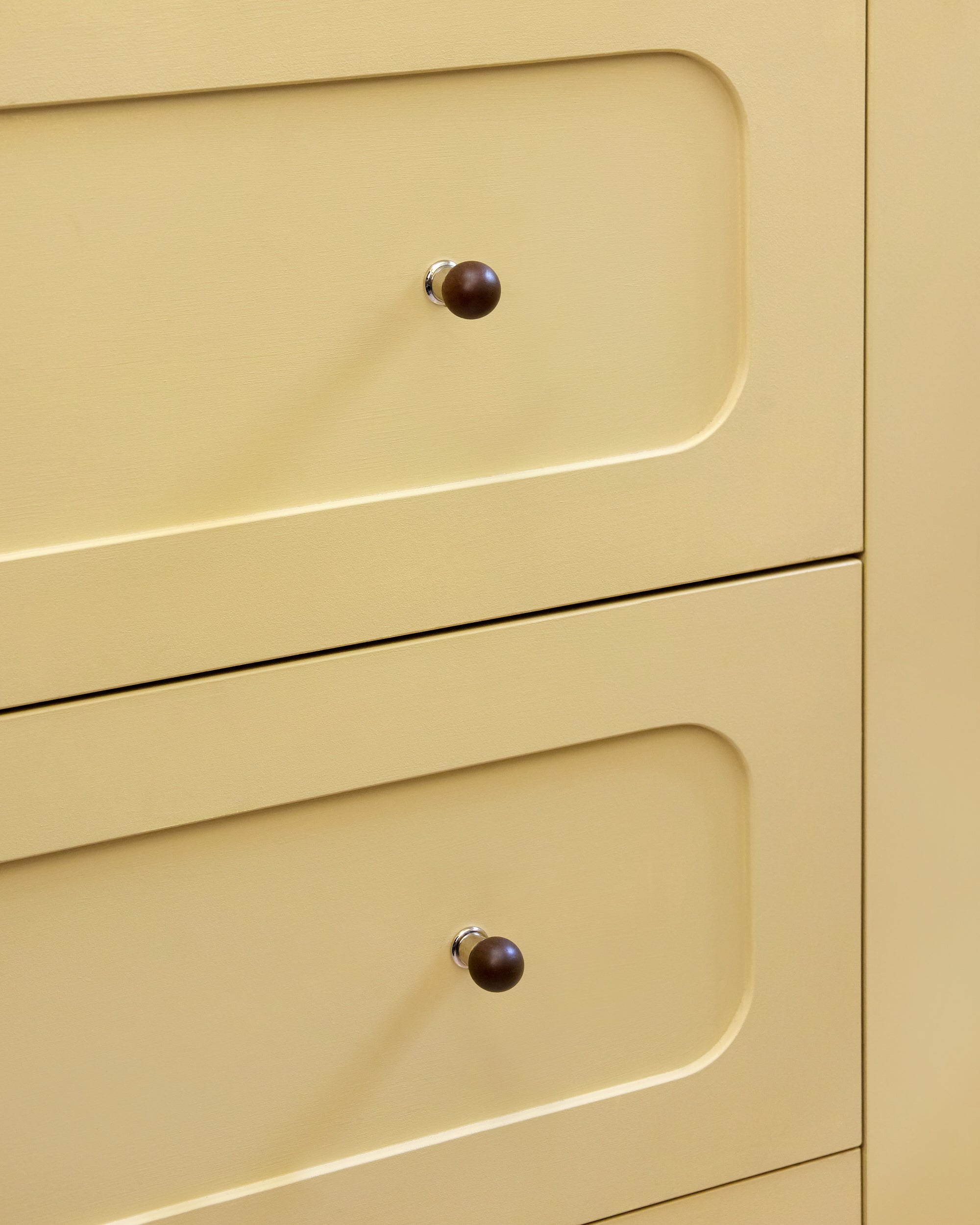Dark Oak Knob, Nickel