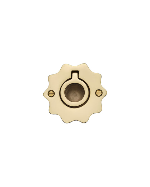 Wave Recess Pull, Polished Brass – MG&Co.
