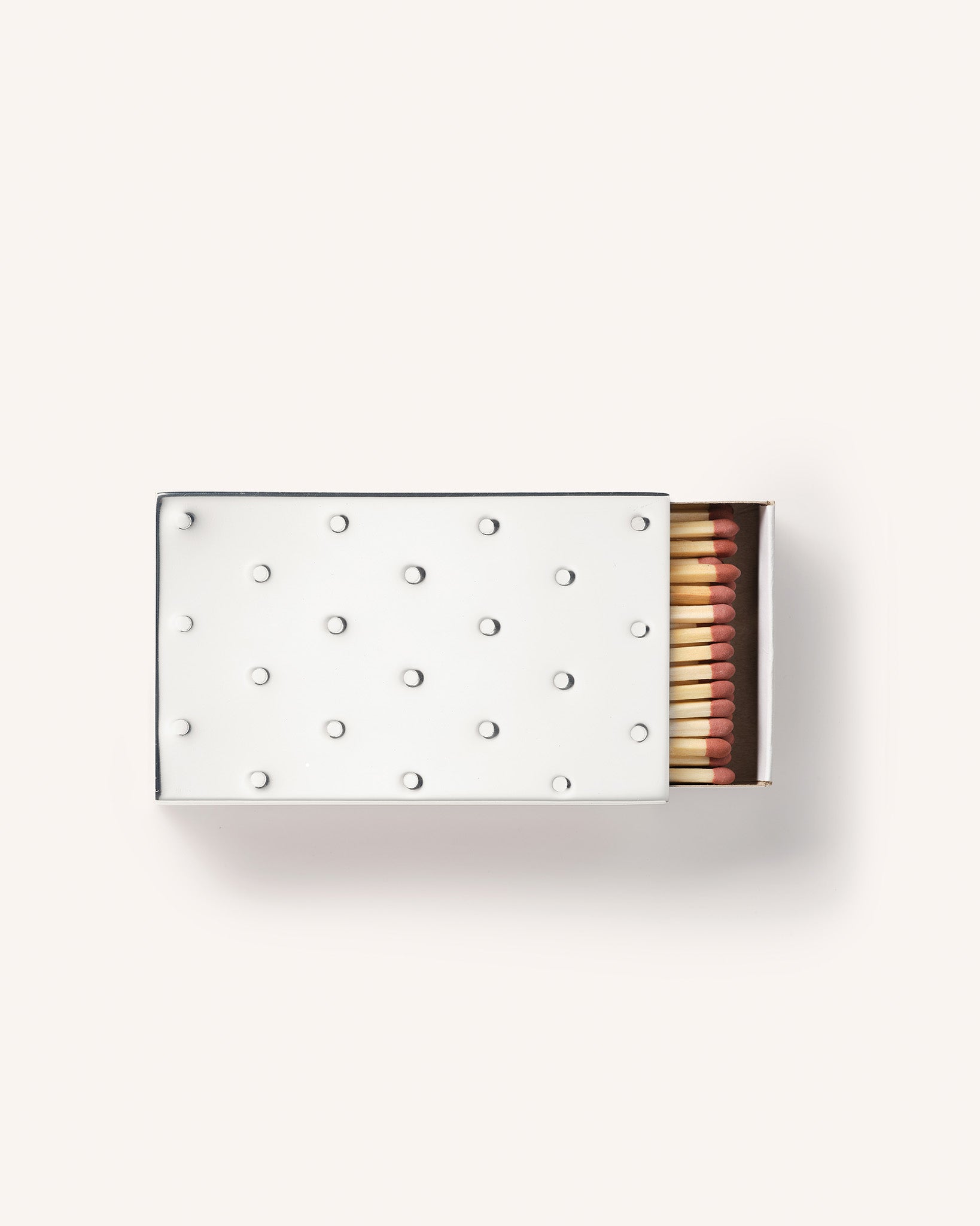 Polka Dot Matchbox Sleeve, Silver