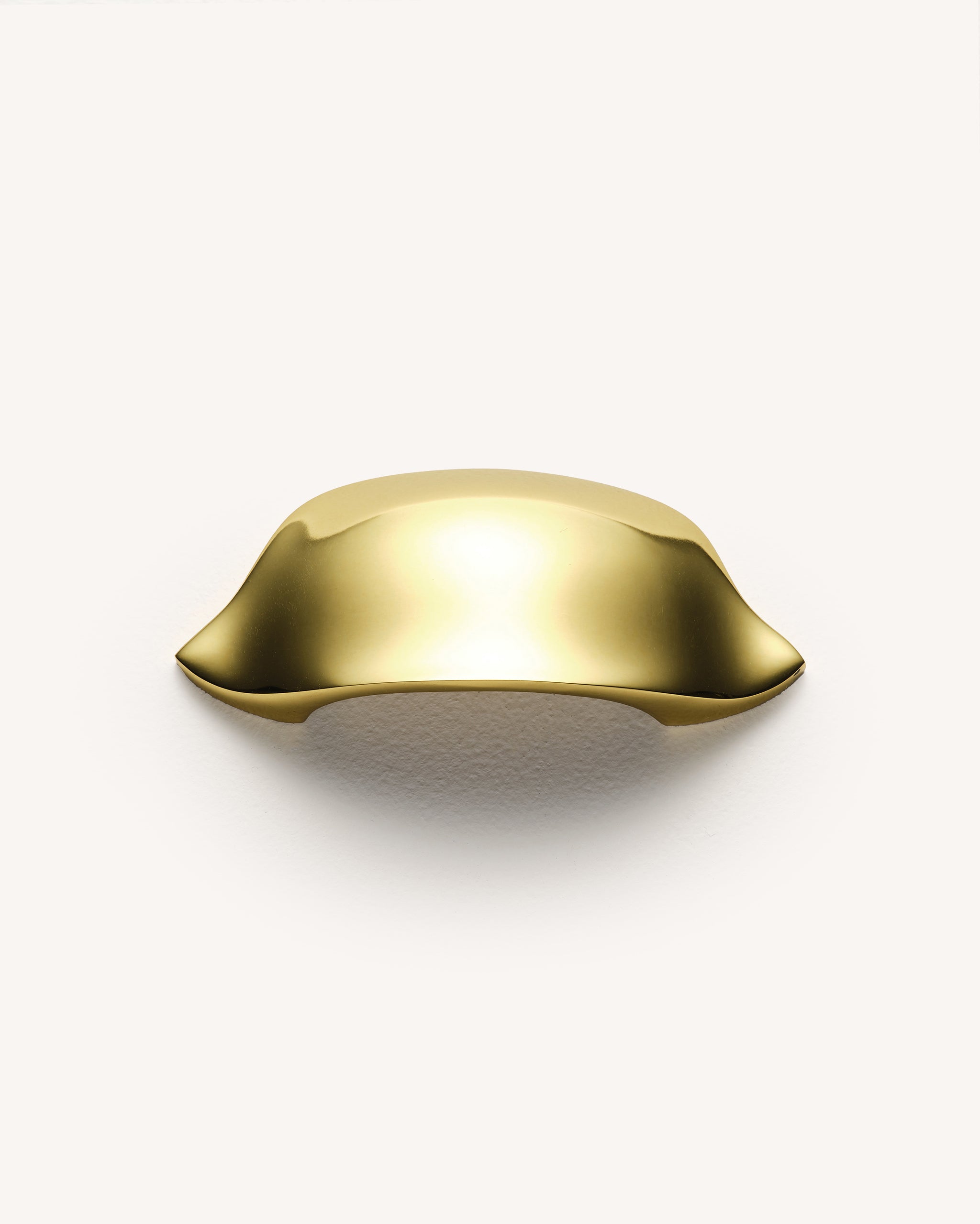Ray Cup Handle, Polished Brass