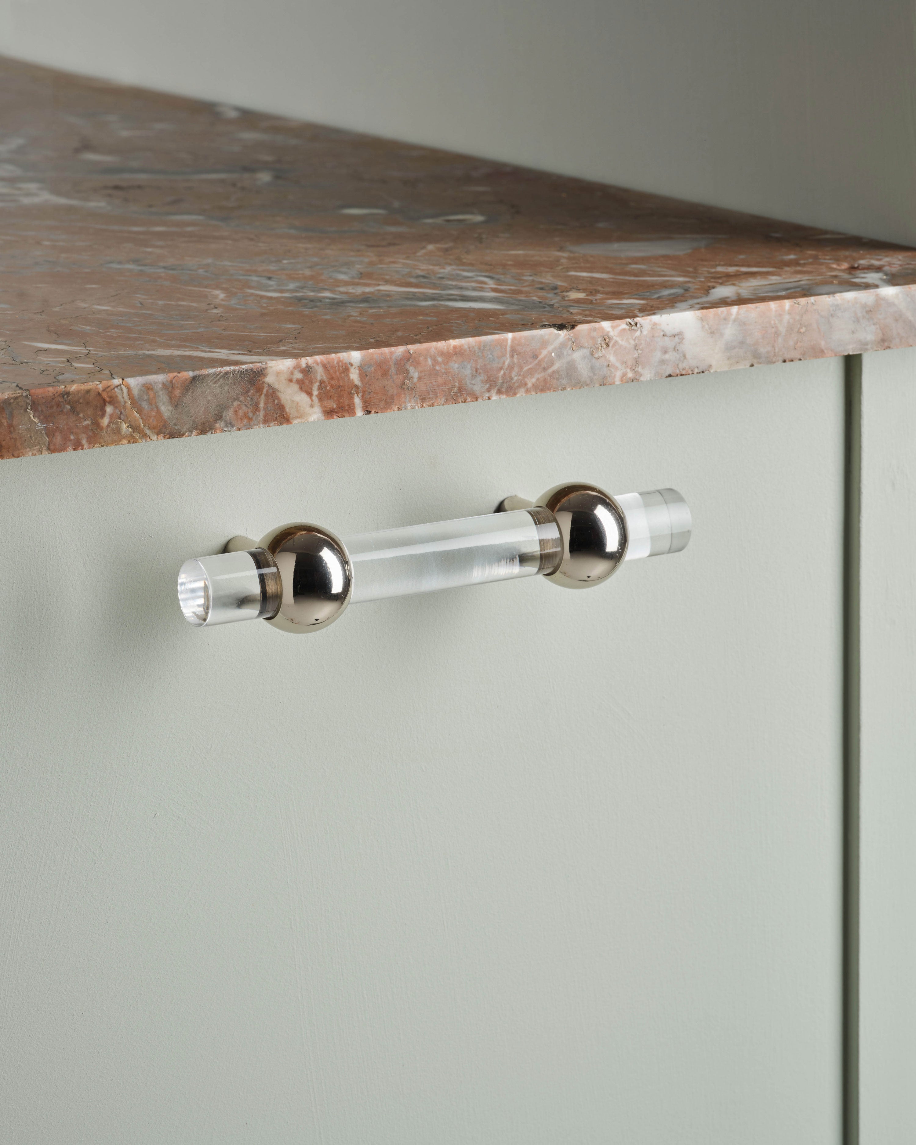 Polished Nickel Ball Handle
