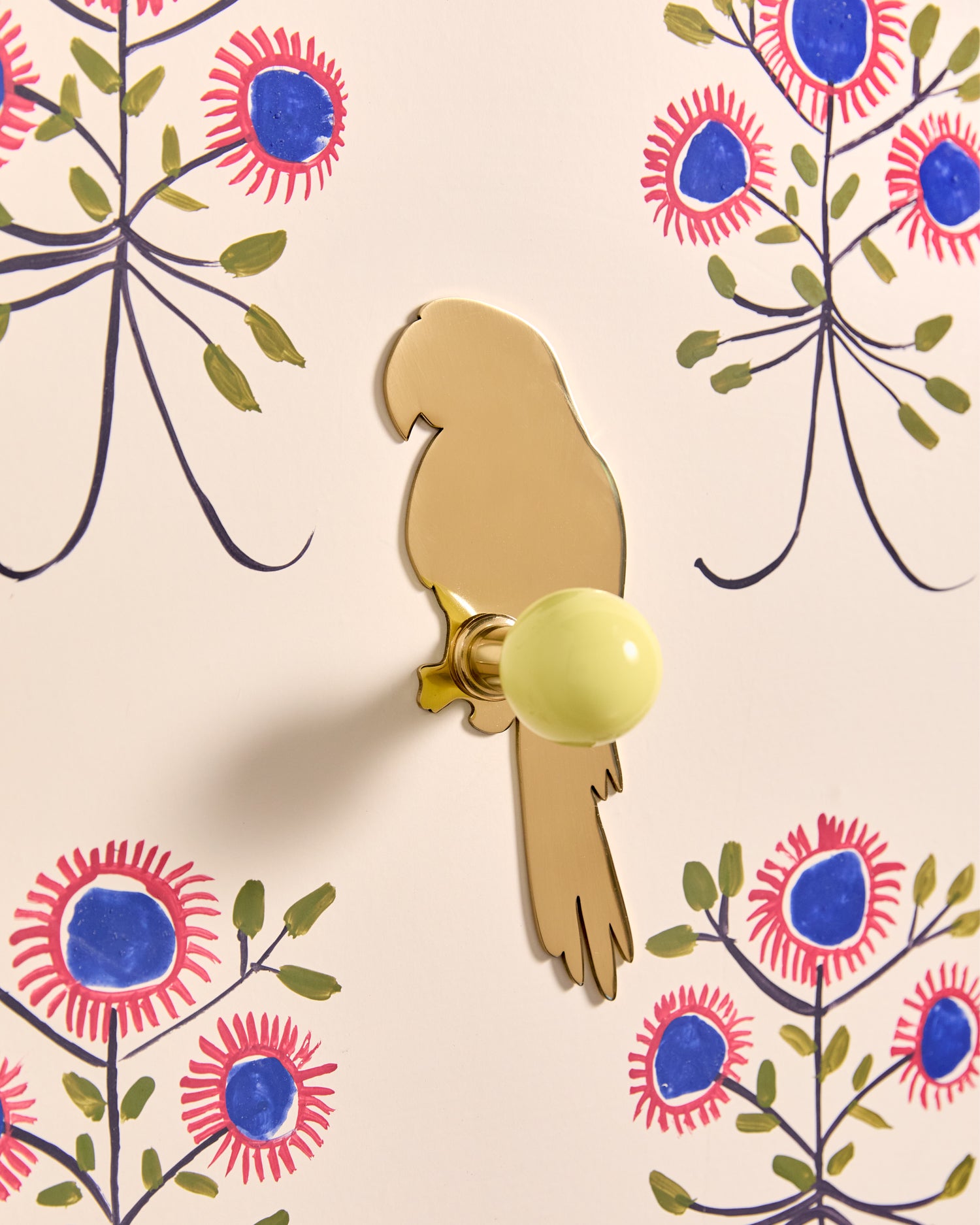 Parrot Backplate, Polished Brass