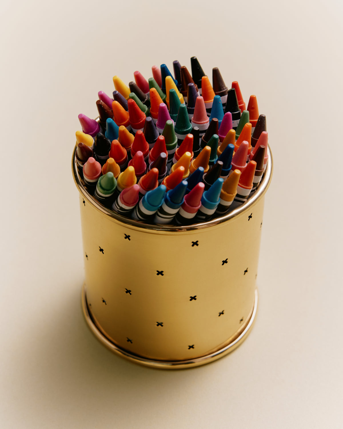 Pinhole Candle Sleeve, Brass