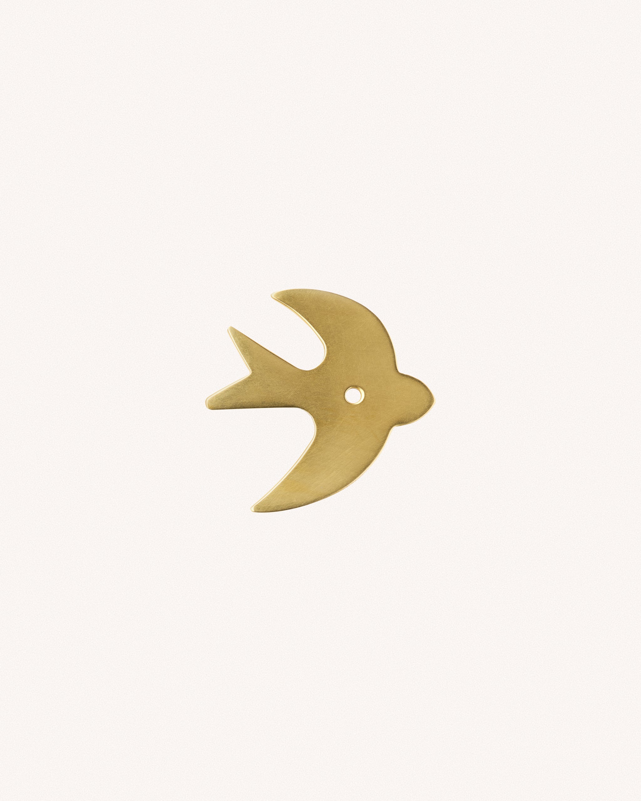 Bird Backplate, Aged Brass
