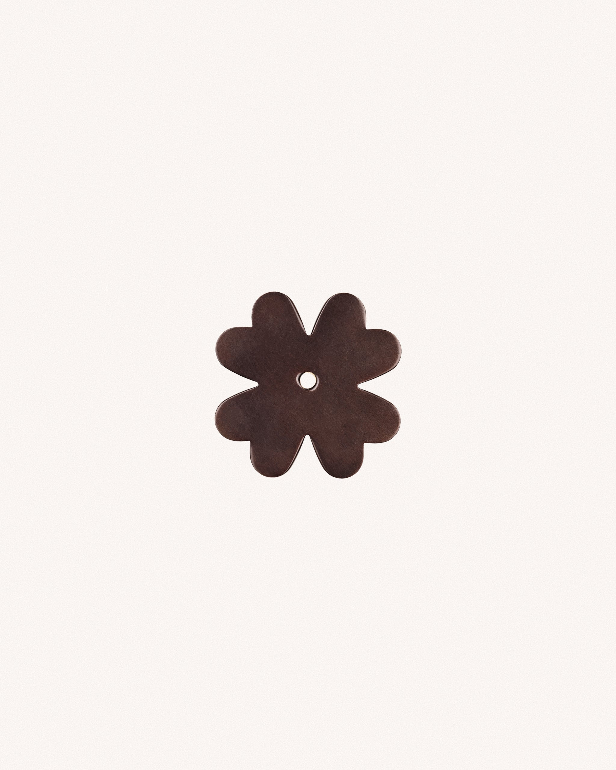 Clover Backplate, Blackened Bronze