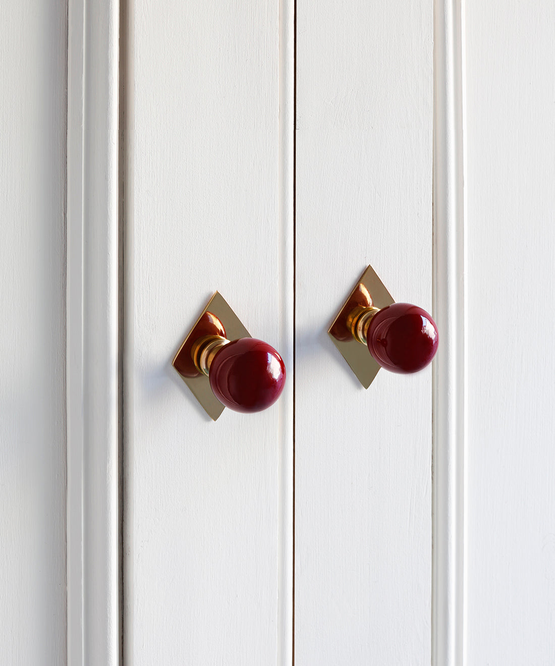 Diamond Backplate, Polished Brass