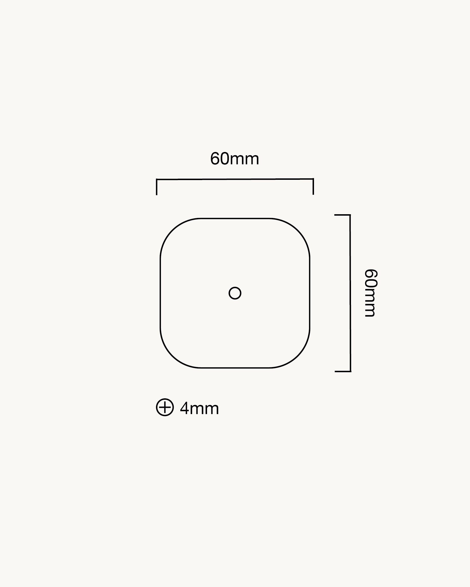 Small Curve Backplate, Polished Brass