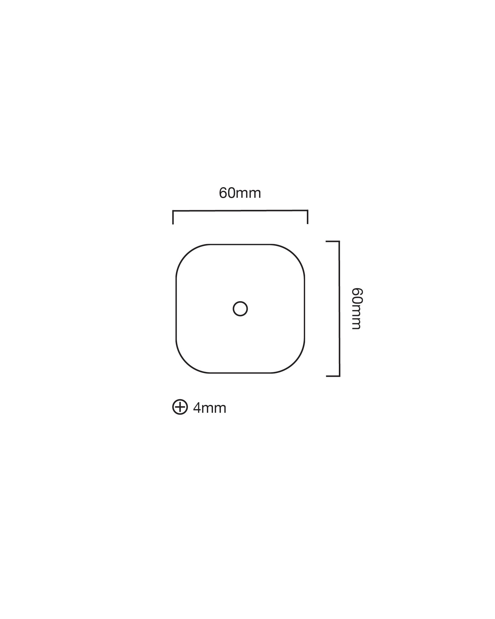 Small Curve Backplate, Polished Brass