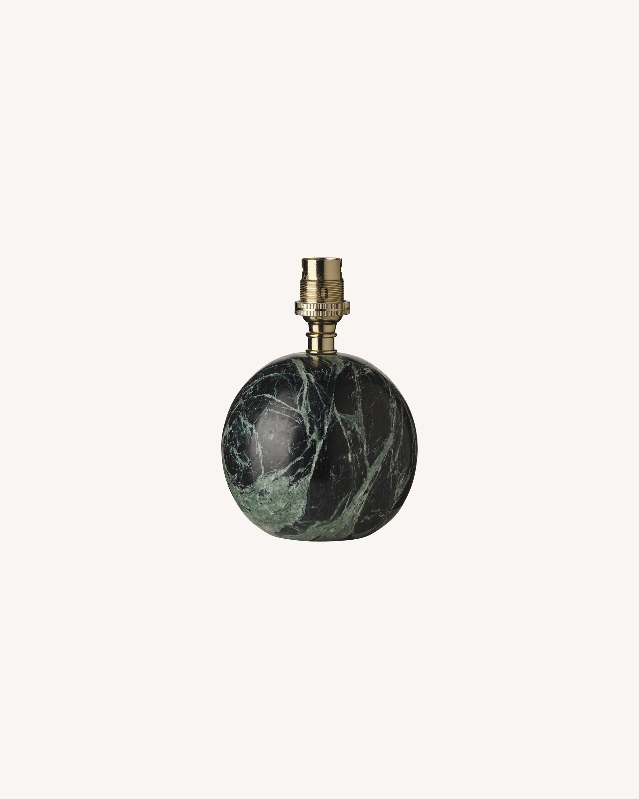Marble Ball Lamp Base, Green