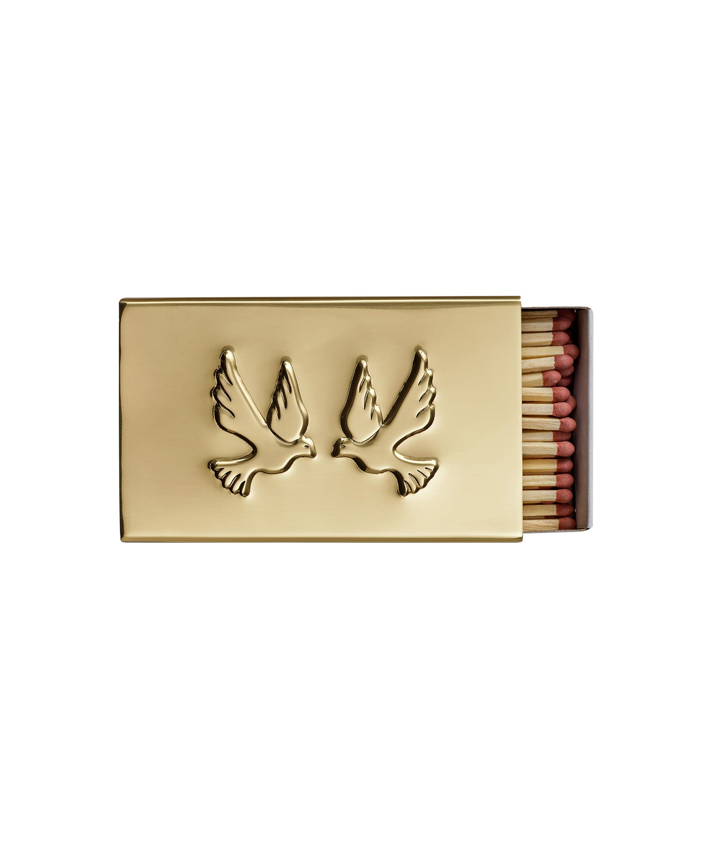 Lovebirds Matchbox Sleeve, Brass – MG&Co.