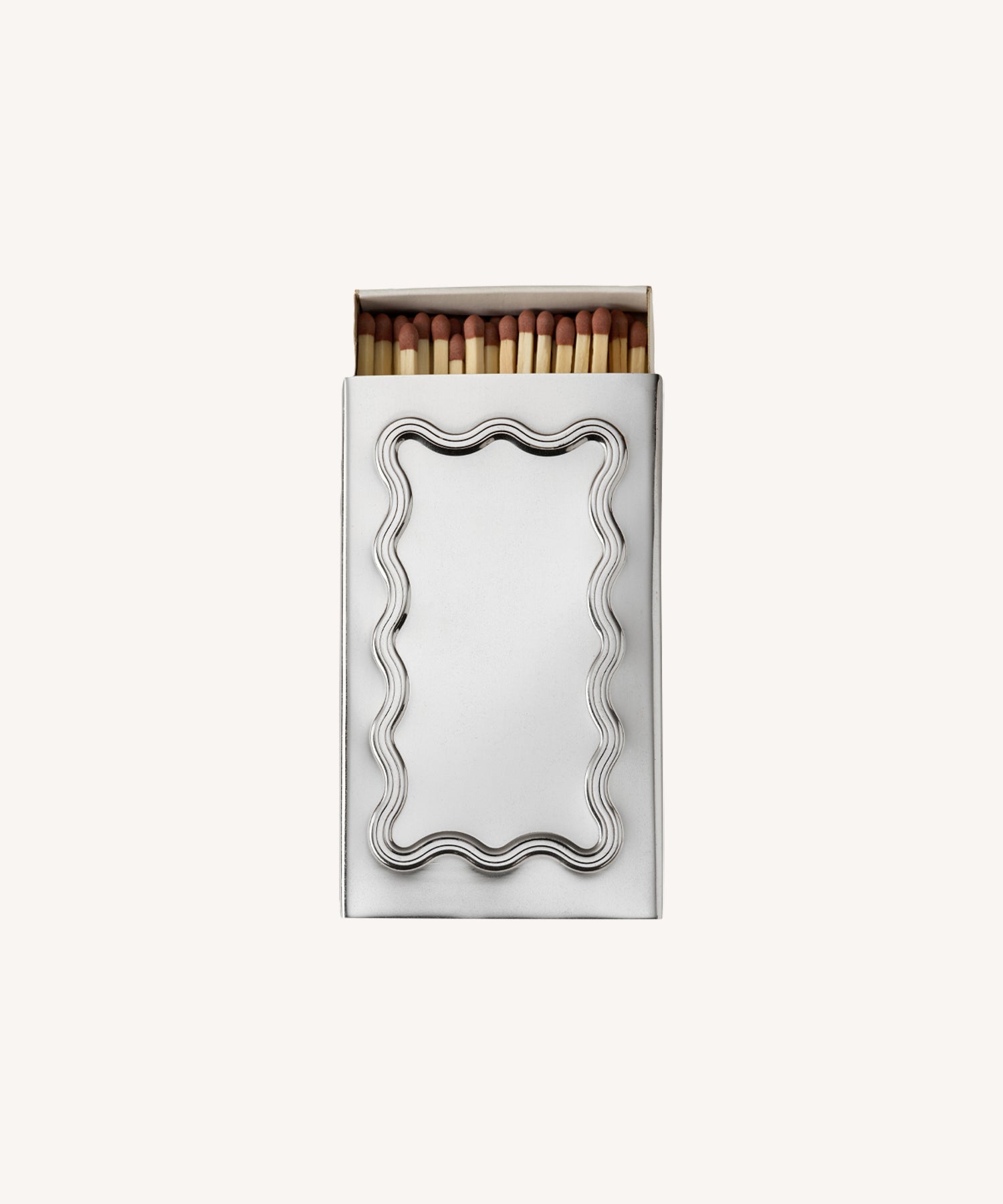 Wave Matchbox Sleeve, Silver