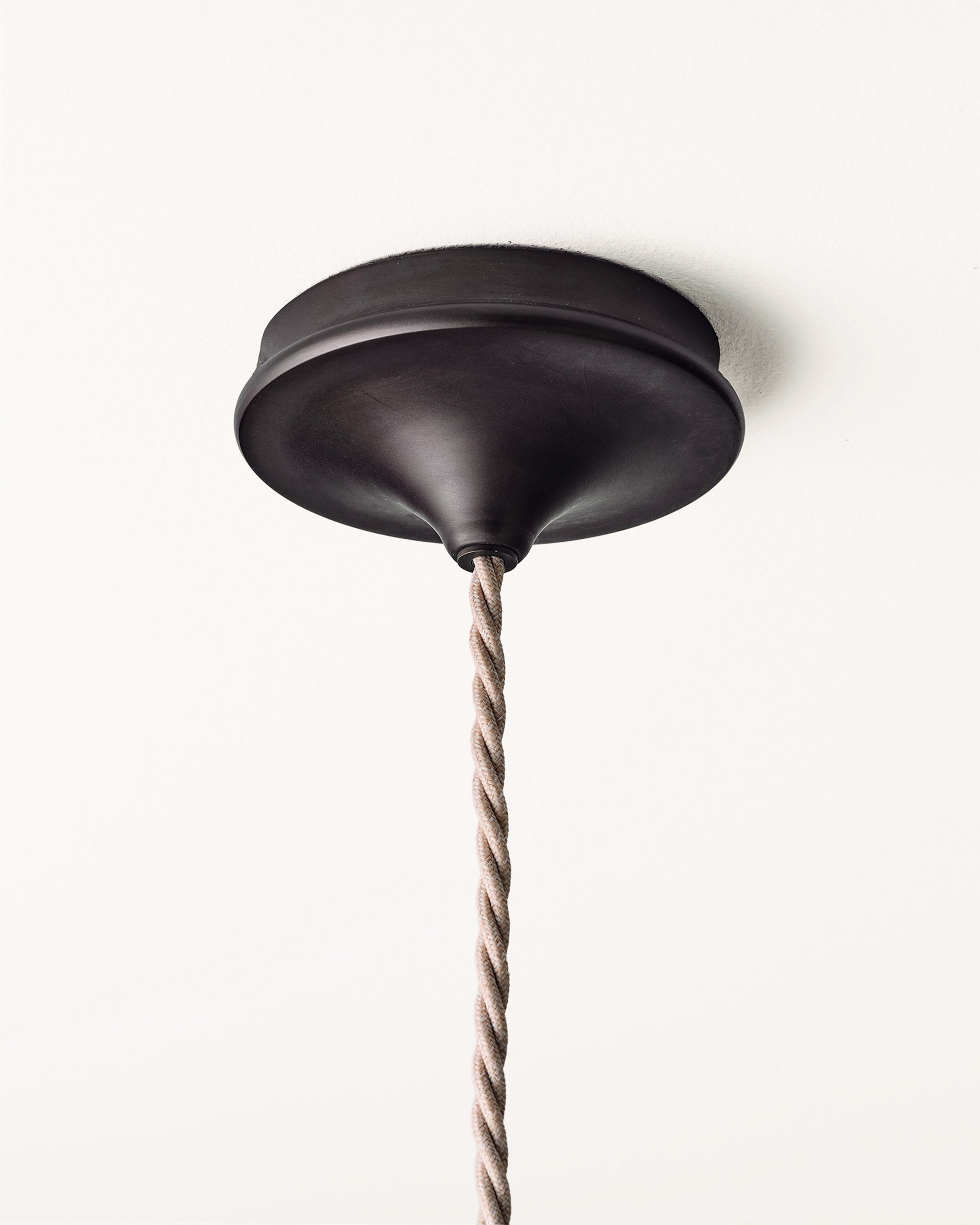 Ceiling Rose, Matt Black