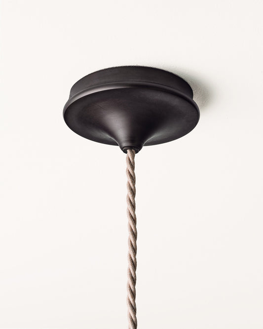 Ceiling Rose, Matt Black