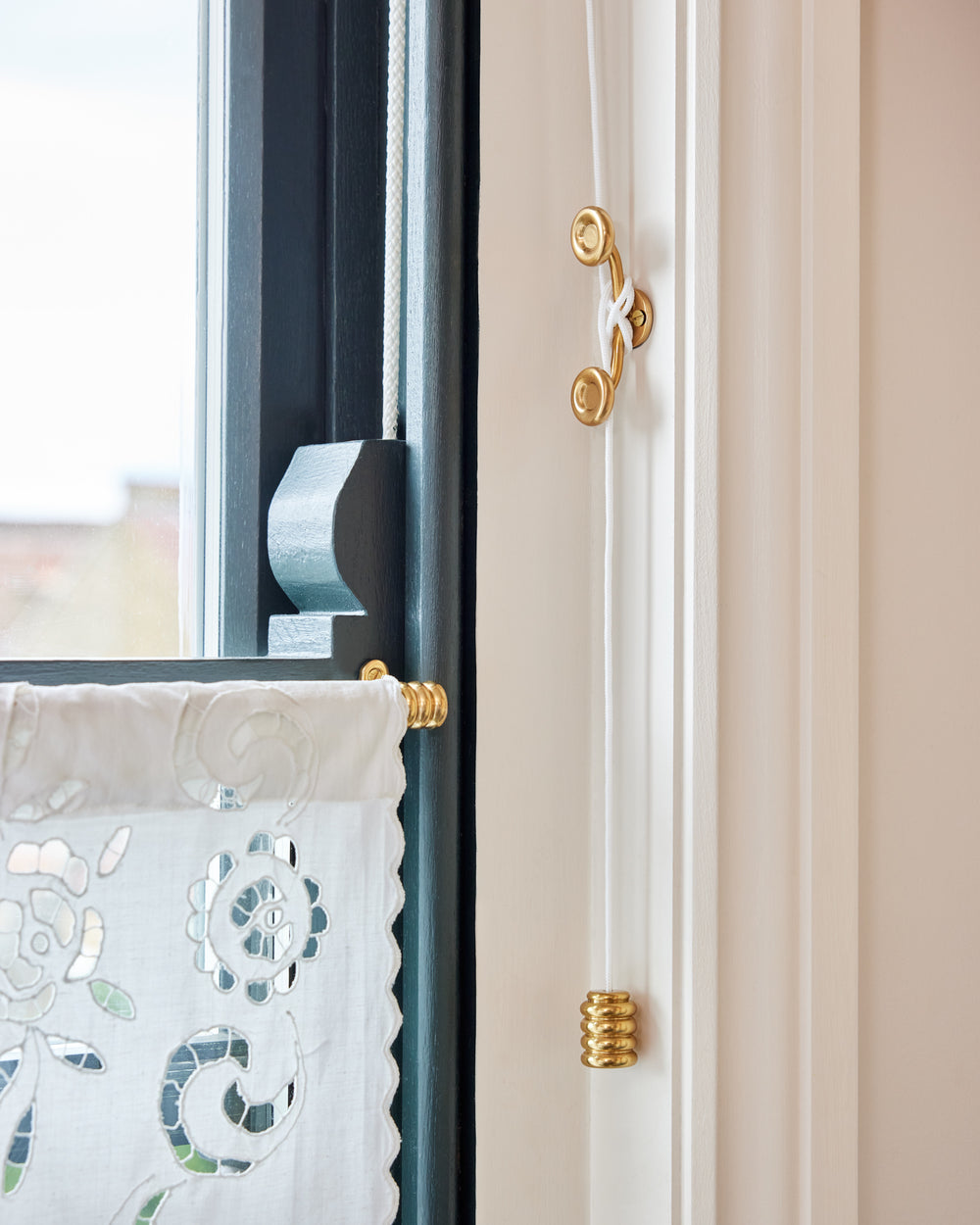 Drape Rails Support Tay Cafe Curtain Rail Set