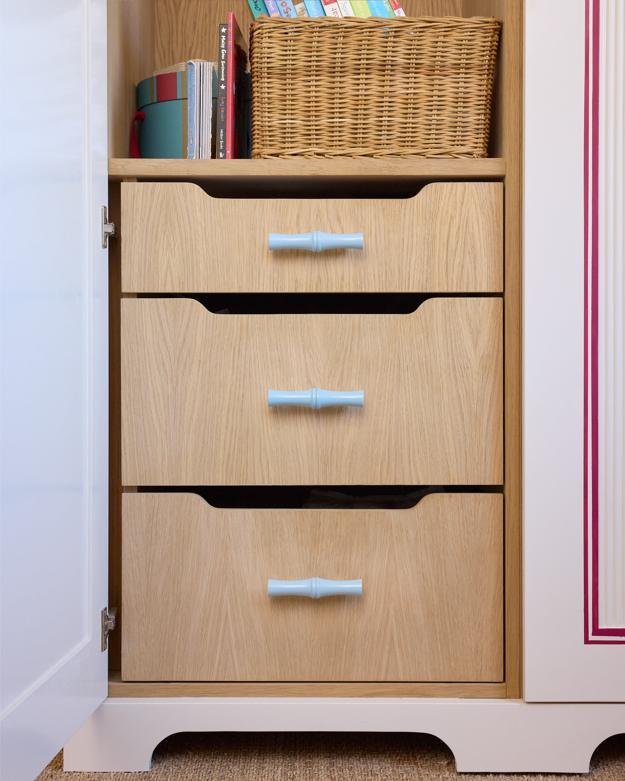 Bamboo Handle, Pale Blue