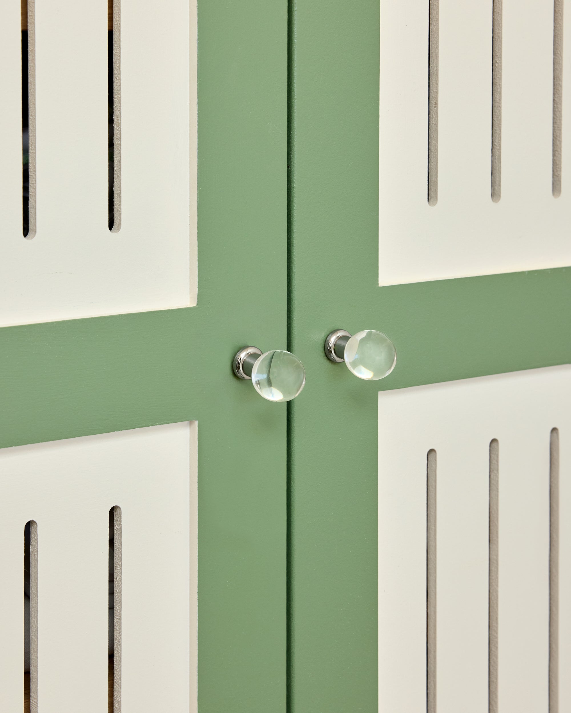 Clear Nickel Knob