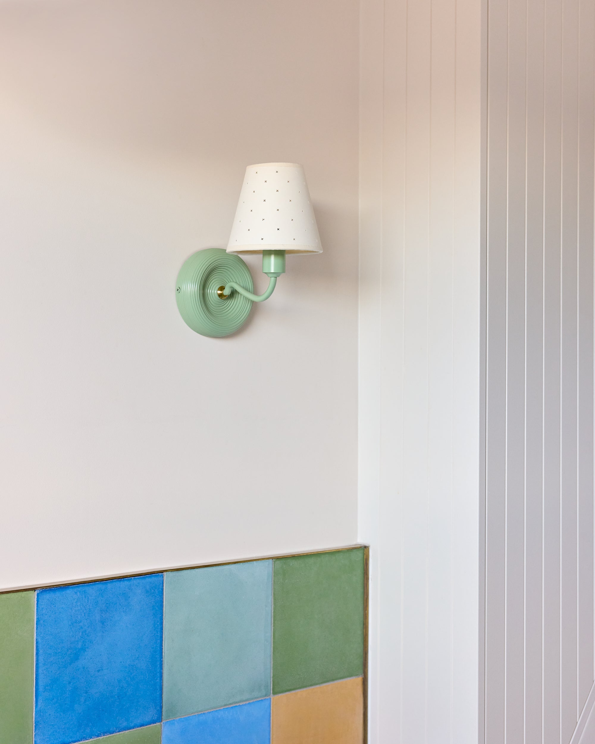 Hive Wall Light, Pistachio