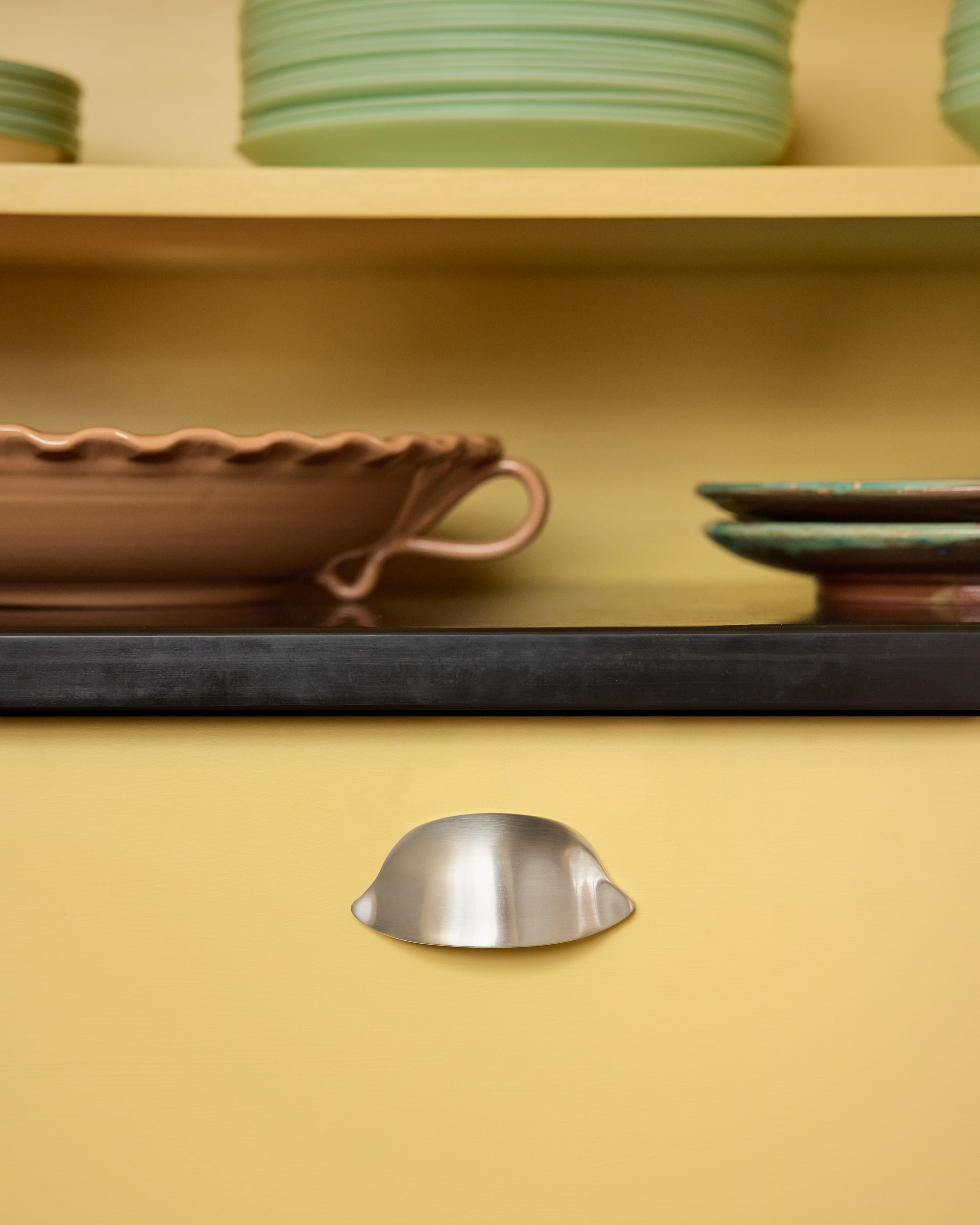 Ray Cup Handle, Brushed Nickel