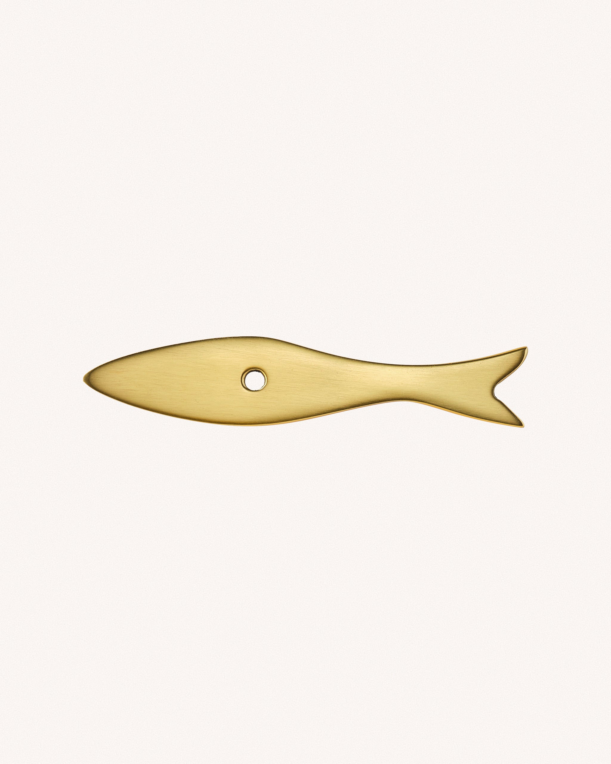 Fish Backplate, Aged Brass
