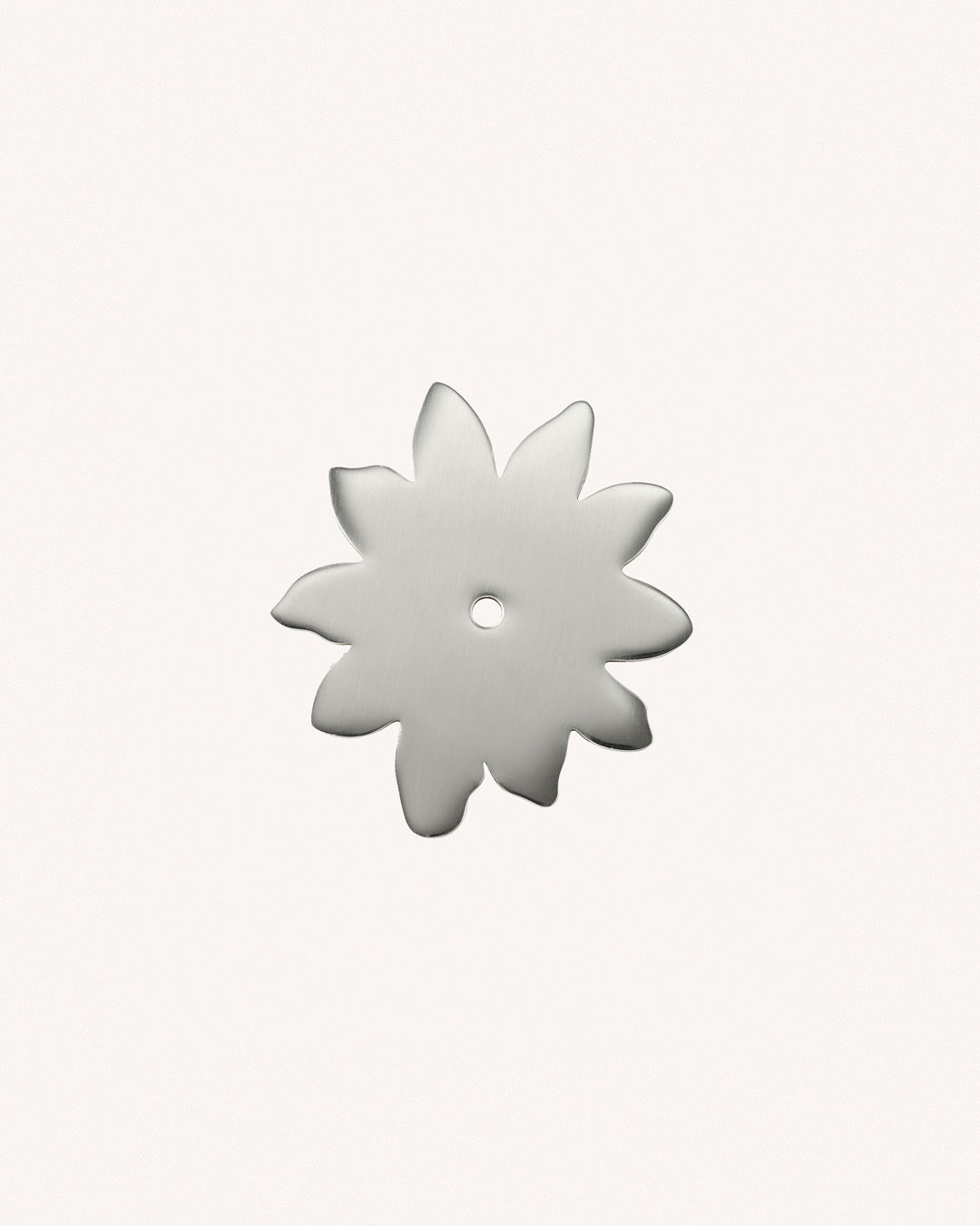 Flower Backplate, Brushed Nickel