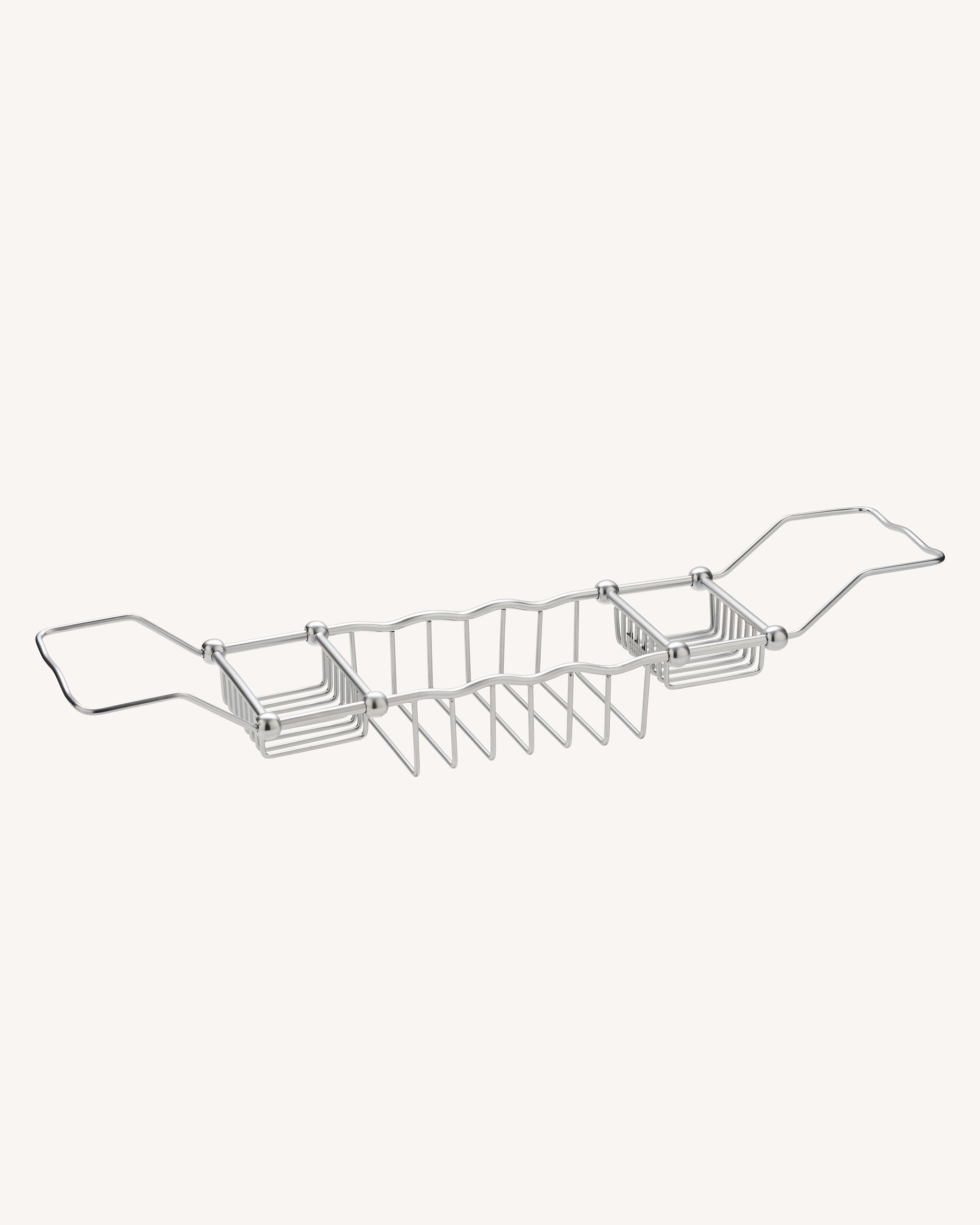 Wave Bath Caddy, Nickel