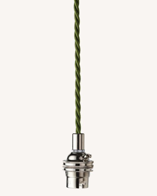 Bulb Holder and Flex, Nickel