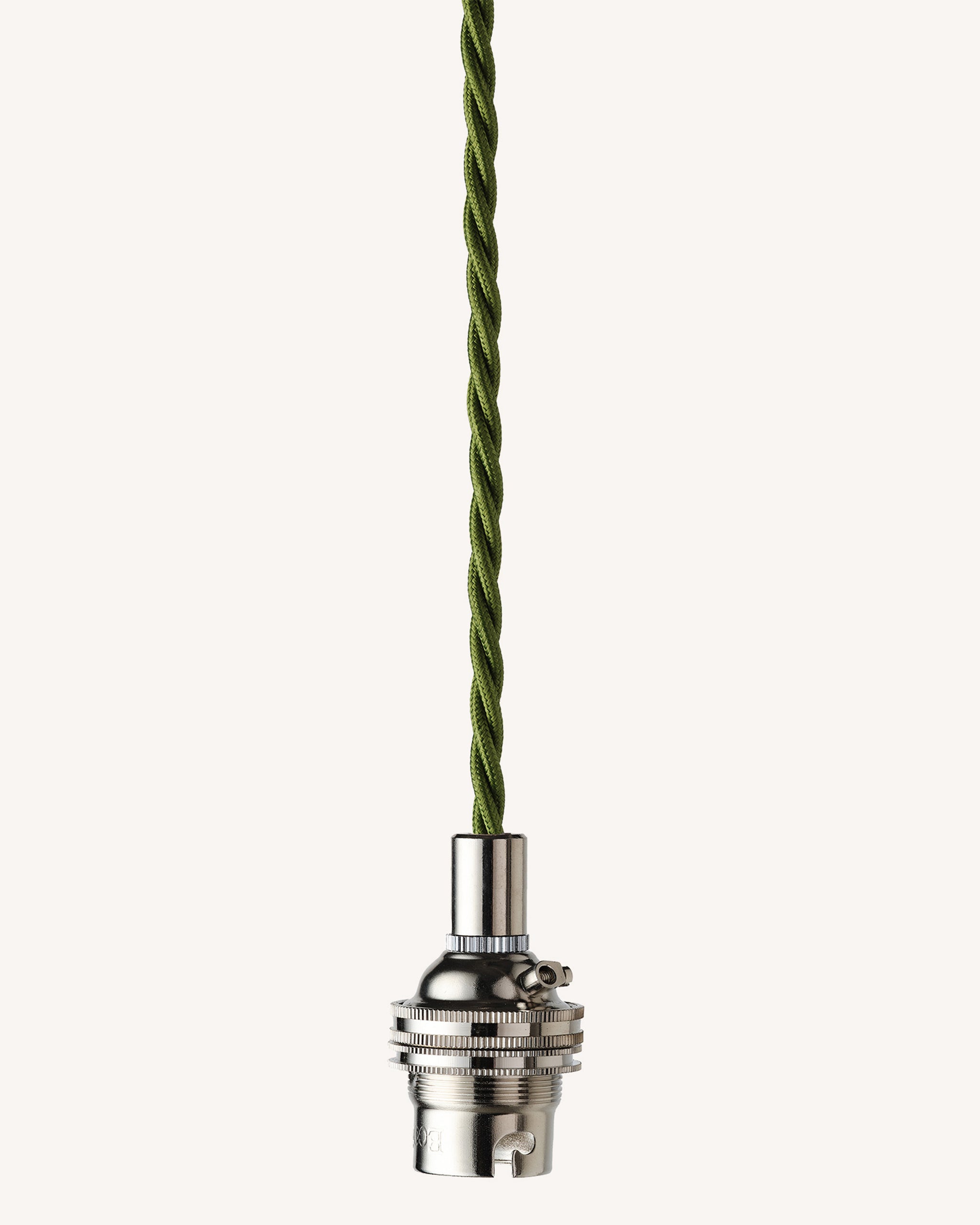 Bulb Holder and Flex, Nickel