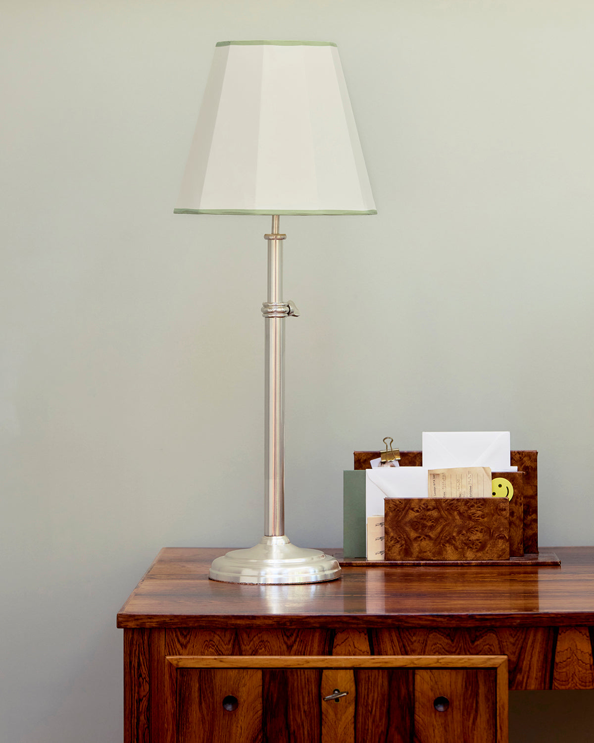 Facetted Lampshade, Pistachio, Small