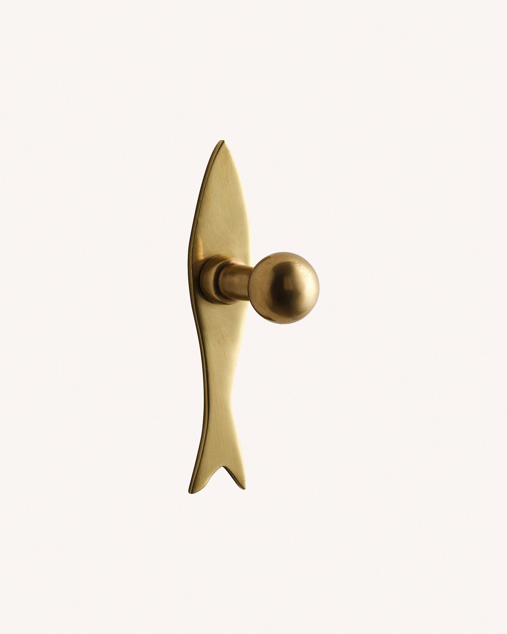 Fish Hook, Aged Brass