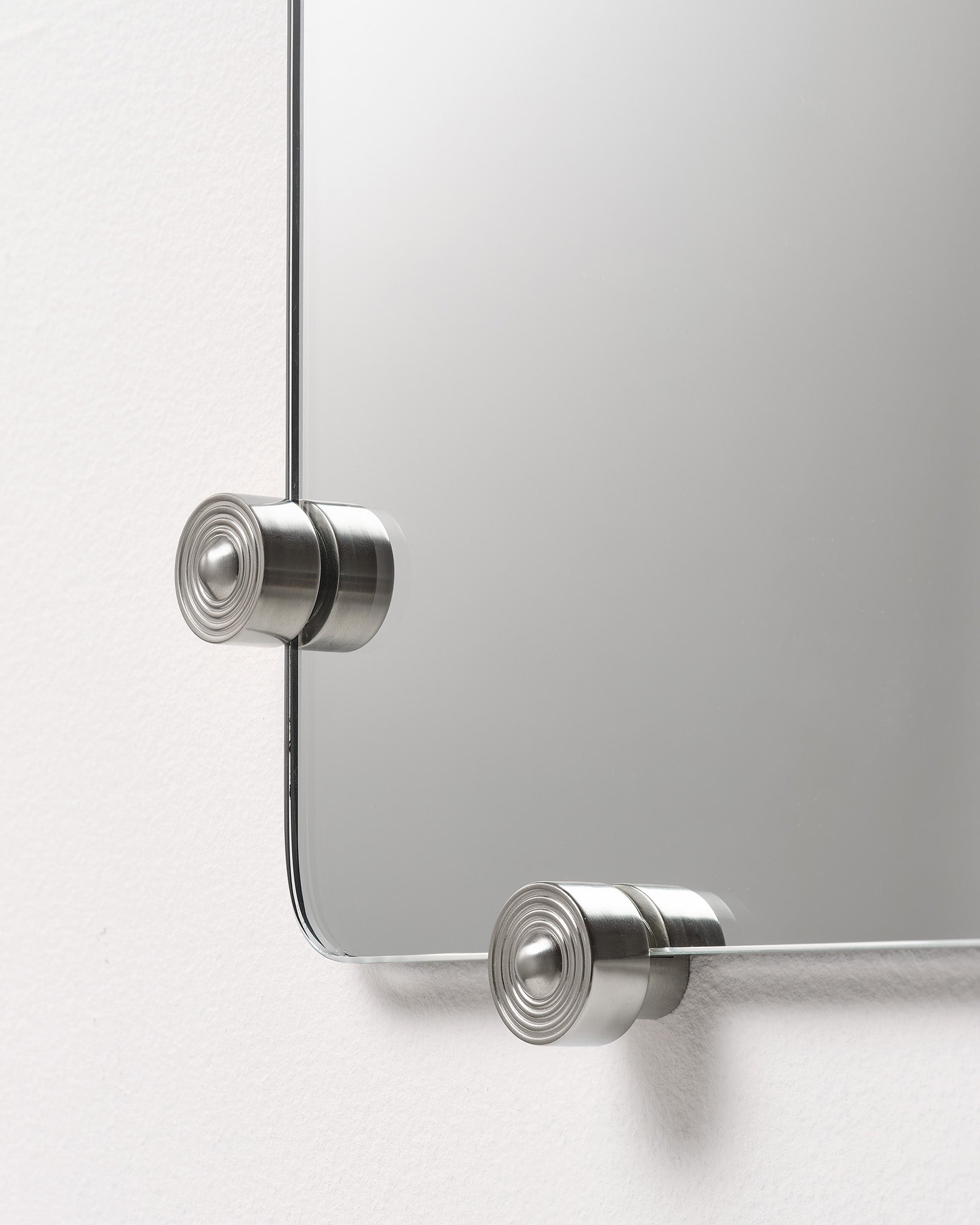 Mirror with Ring Studs, Nickel