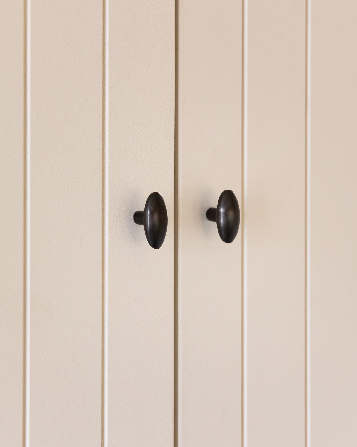 Blackened Bronze Oval Knob