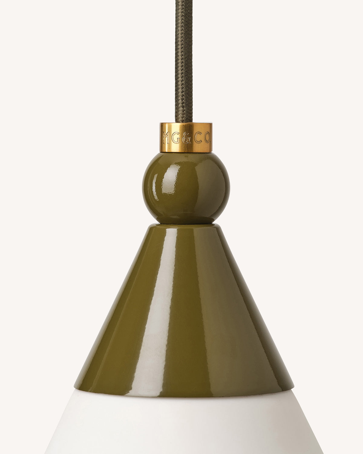 Beam Pendant, Olive